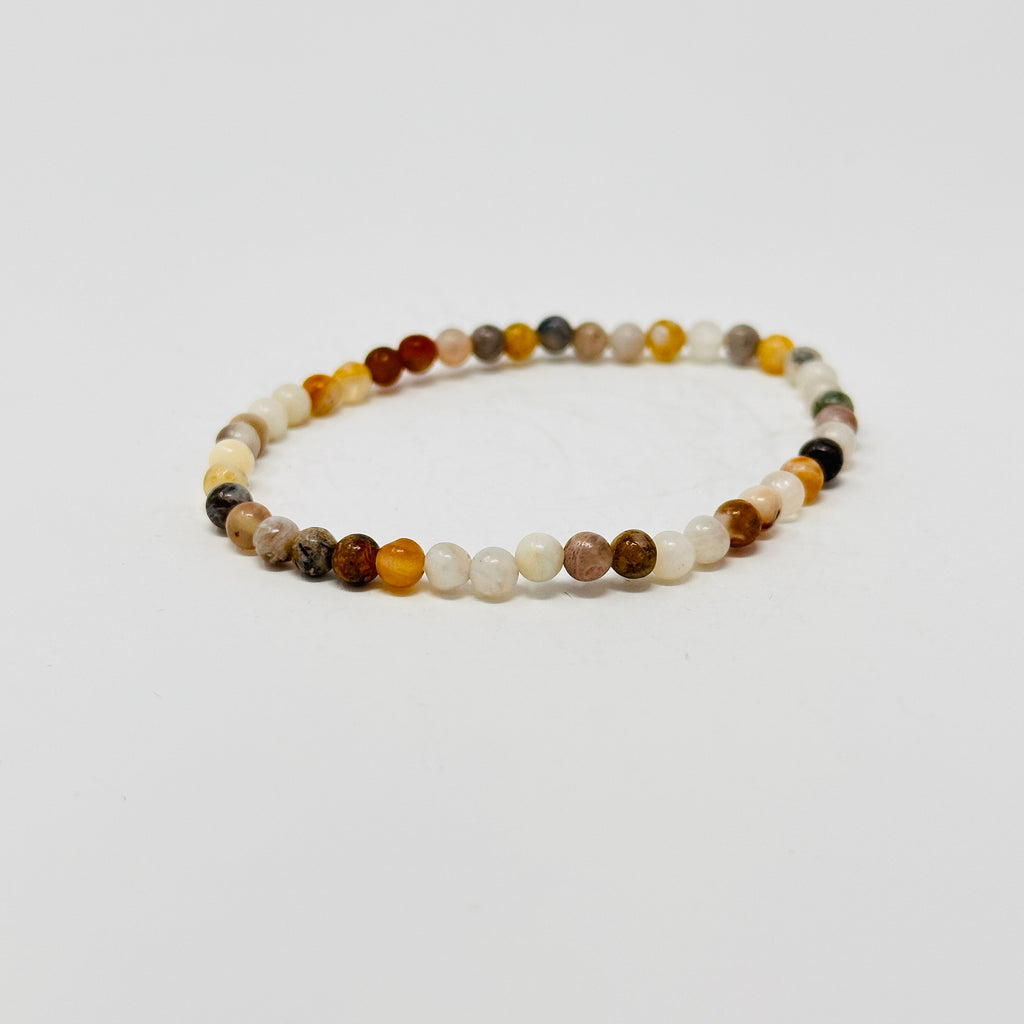 bamboo lace gemstone bracelet