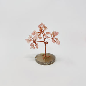 rose quartz tree