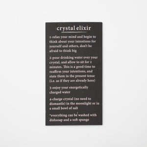 Crystal Elixir Straw Rose Quartz