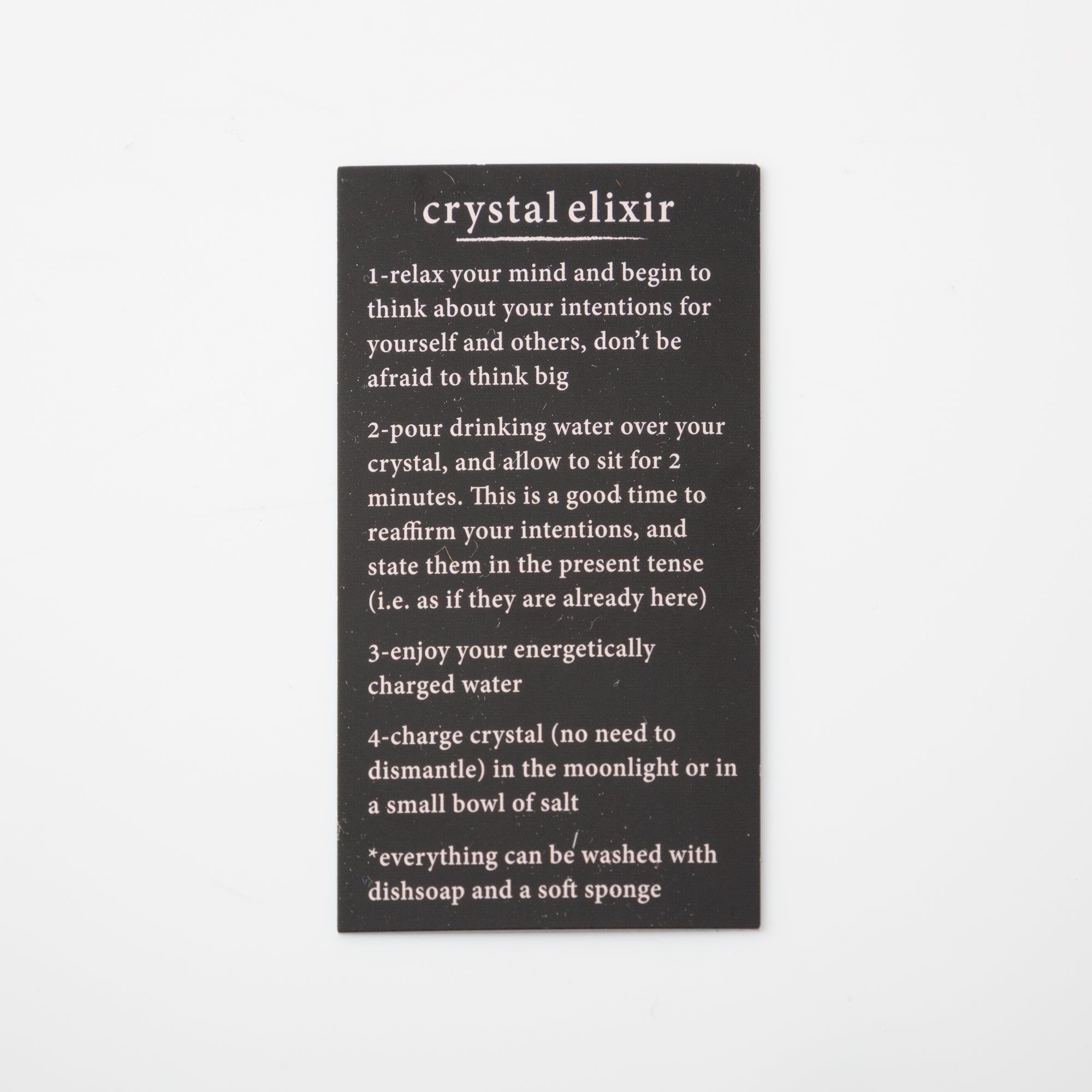 Crystal Elixir Amethyst Straw