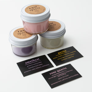 rose scented crystal reveal candle trio